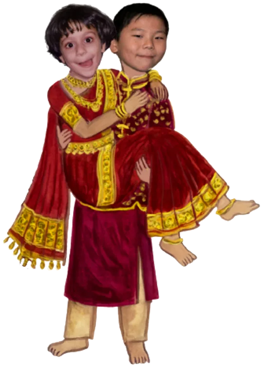 Dee & John as children